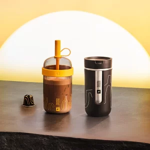 تراول کاپ نسپرسو 540 میل زرد Nespresso Travel Tumbler1